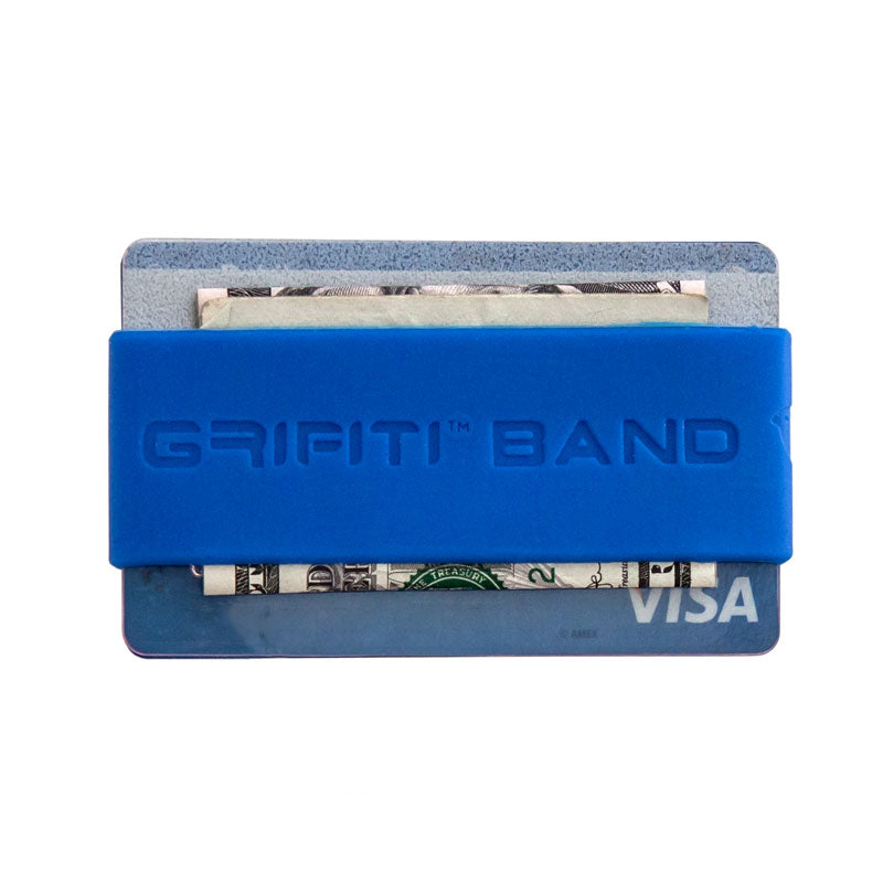 Apos Audio Grifiti Standard Silicone Band Grifiti Band Joes Horizontal Wallet Bands 3.25" x 1.25" Blue / 1pk