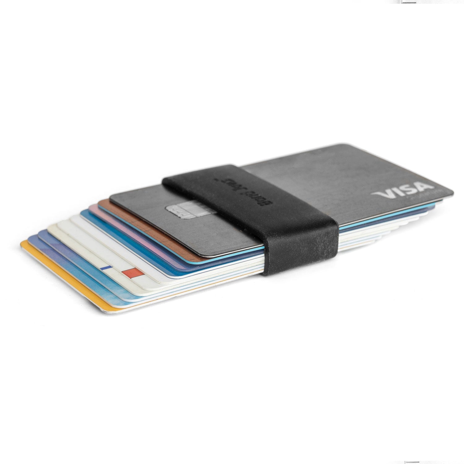 Apos Audio Grifiti Standard Silicone Band Grifiti Band Joes Vertical Wallet Bands 2.25 x 1.25 Inch - Minimalist Silicone Rubber Band Wallet for Cards, Cash, and Front Pocket Carry