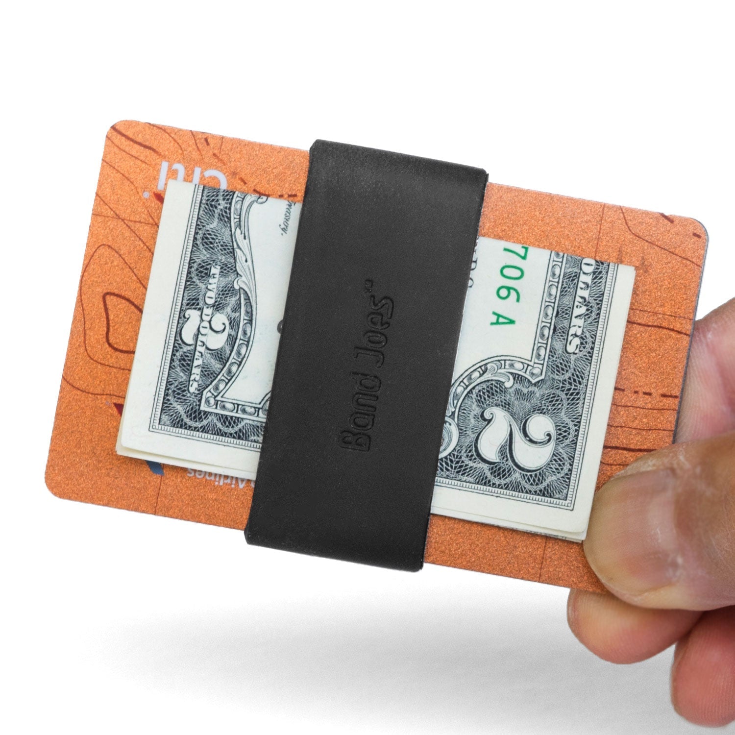 Apos Audio Grifiti Standard Silicone Band Grifiti Band Joes Vertical Wallet Bands 2.25 x 1.25 Inch - Minimalist Silicone Rubber Band Wallet for Cards, Cash, and Front Pocket Carry