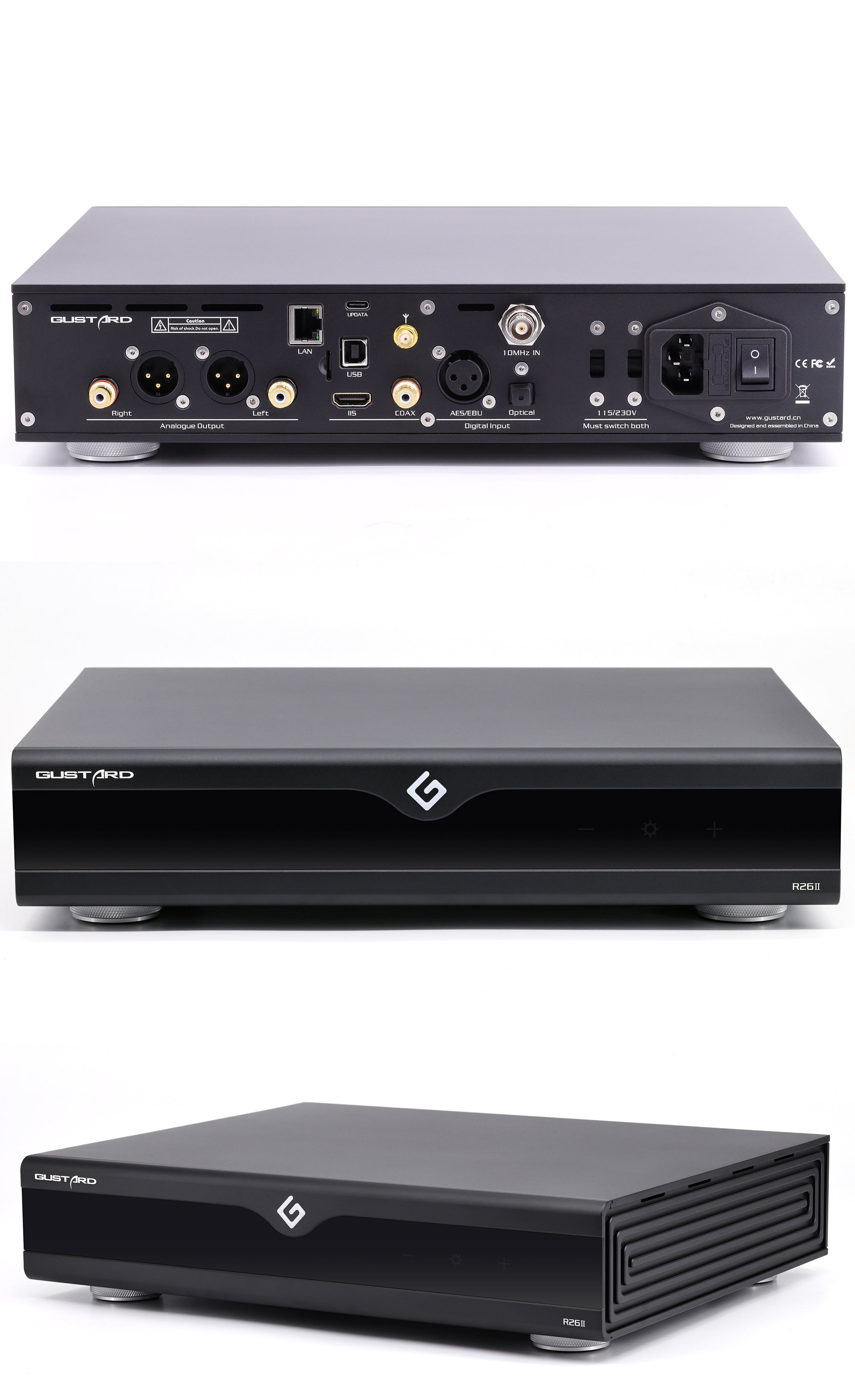 Apos Audio Gustard DAC (Digital-to-Analog Converter) GUSTARD DAC-R26II Network Streaming R2R DAC