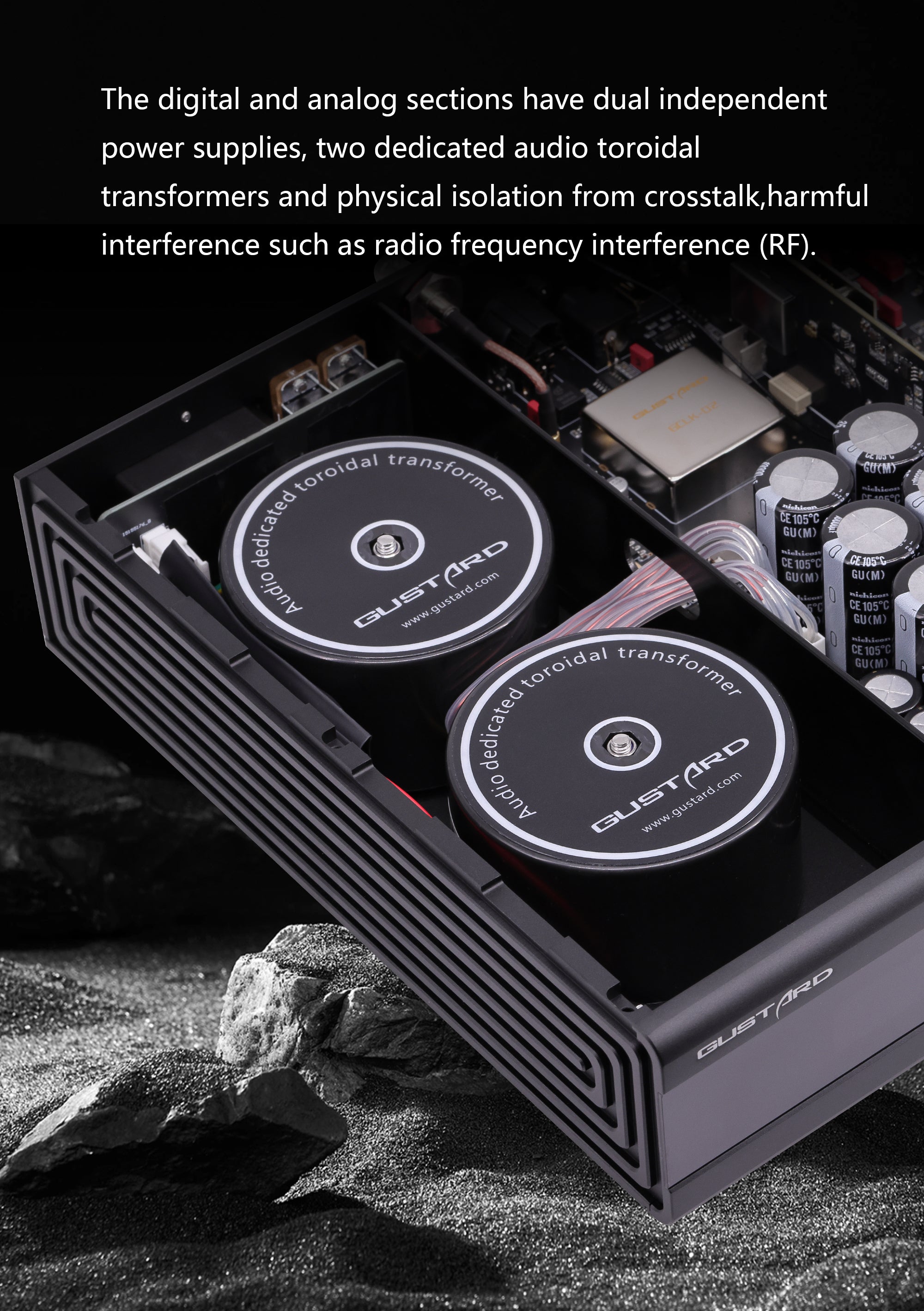 Apos Audio Gustard DAC (Digital-to-Analog Converter) GUSTARD DAC-R26II Network Streaming R2R DAC