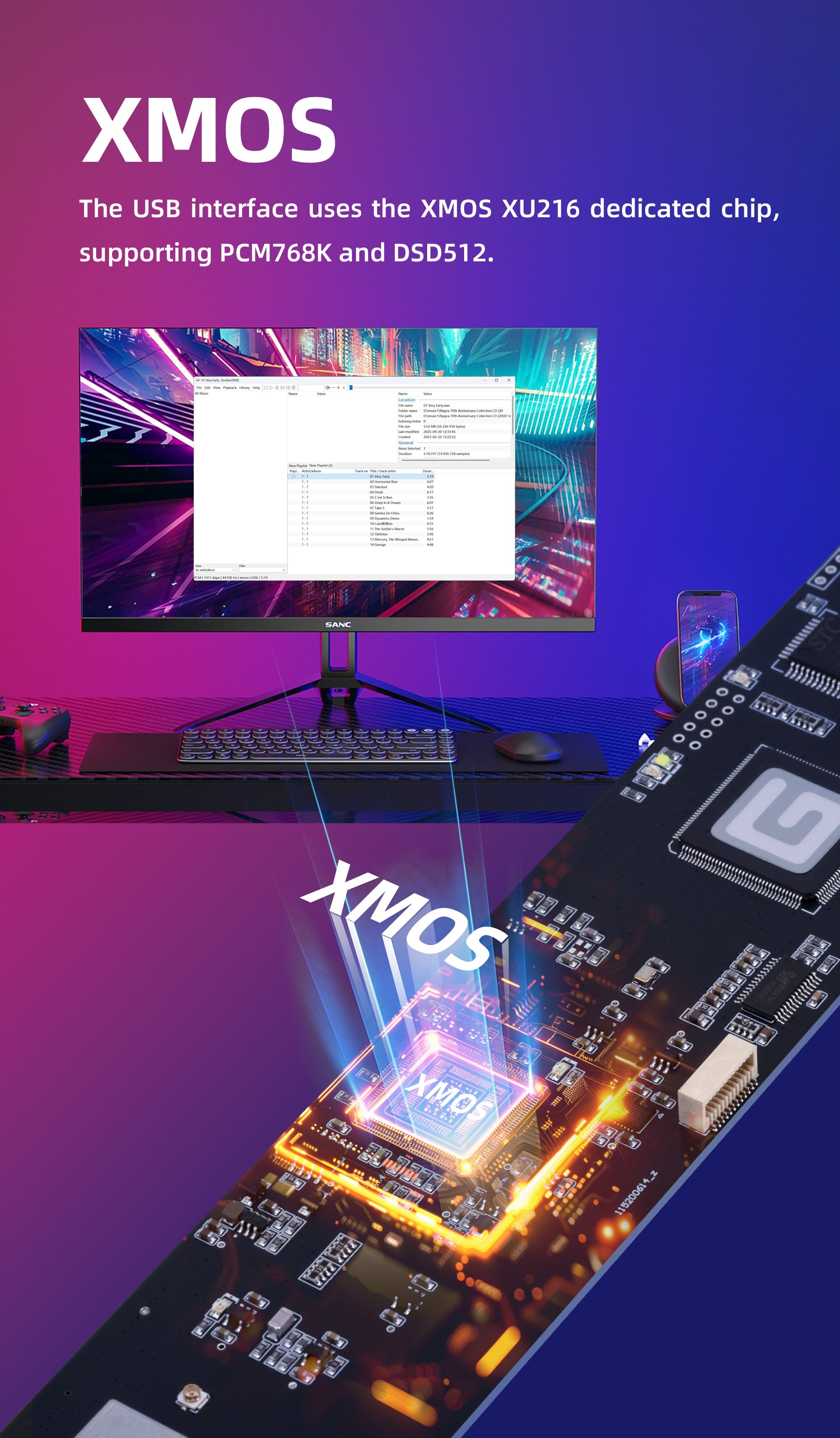 Apos Audio Gustard DAC (Digital-to-Analog Converter) GUSTARD DAC-R26II Network Streaming R2R DAC