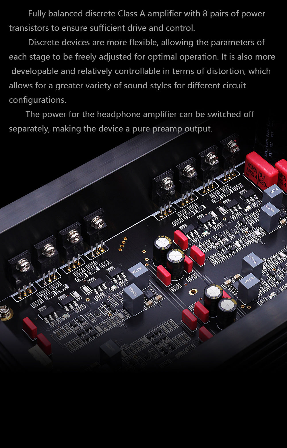 Apos Audio Gustard DAC (Digital-to-Analog Converter) GUSTARD H26 Fully-balanced Class-A Amplifier and Preamplifier