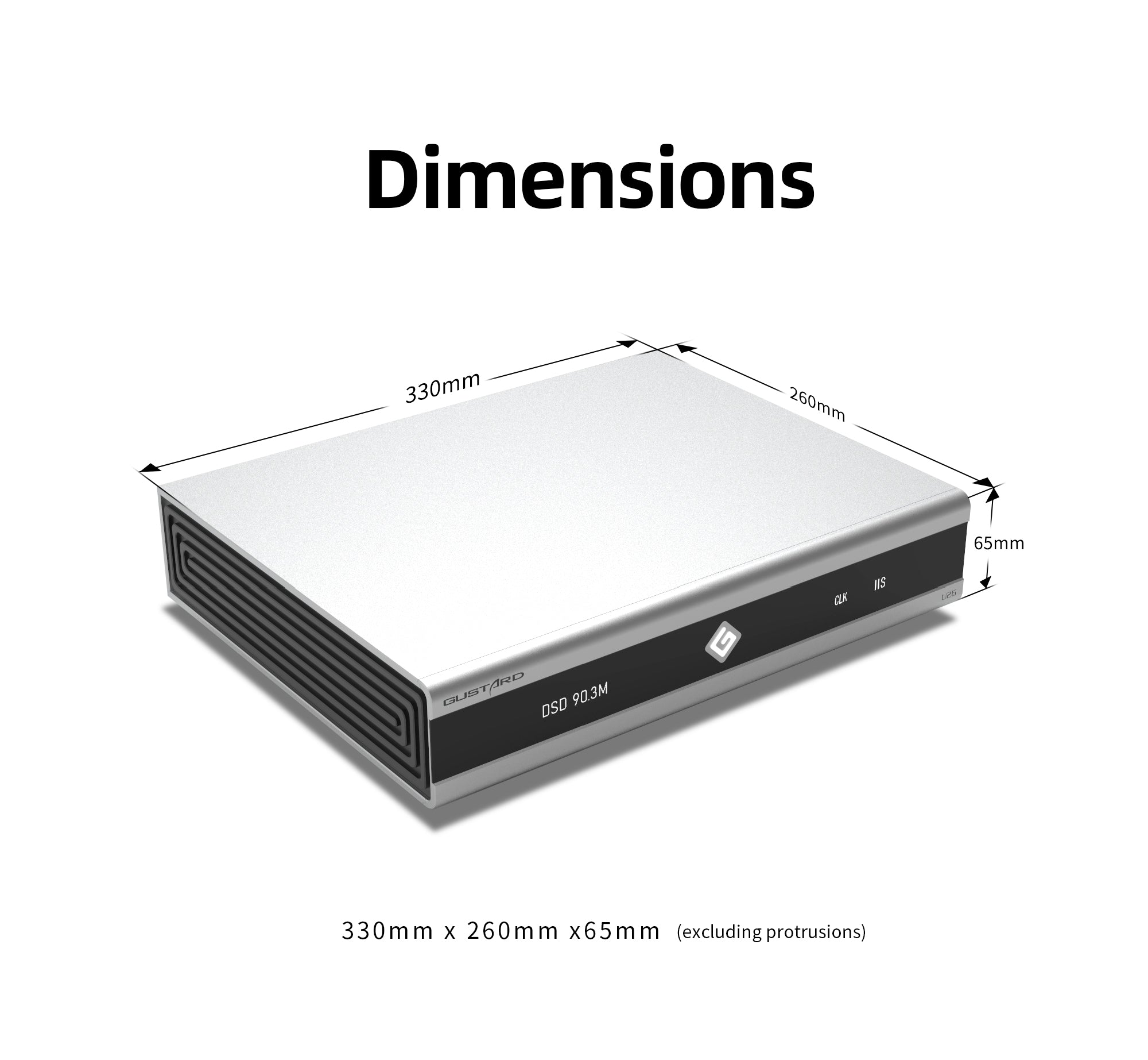 Apos Audio Gustard Digital-to-Digital Converter GUSTARD U26 USB Digital Interface