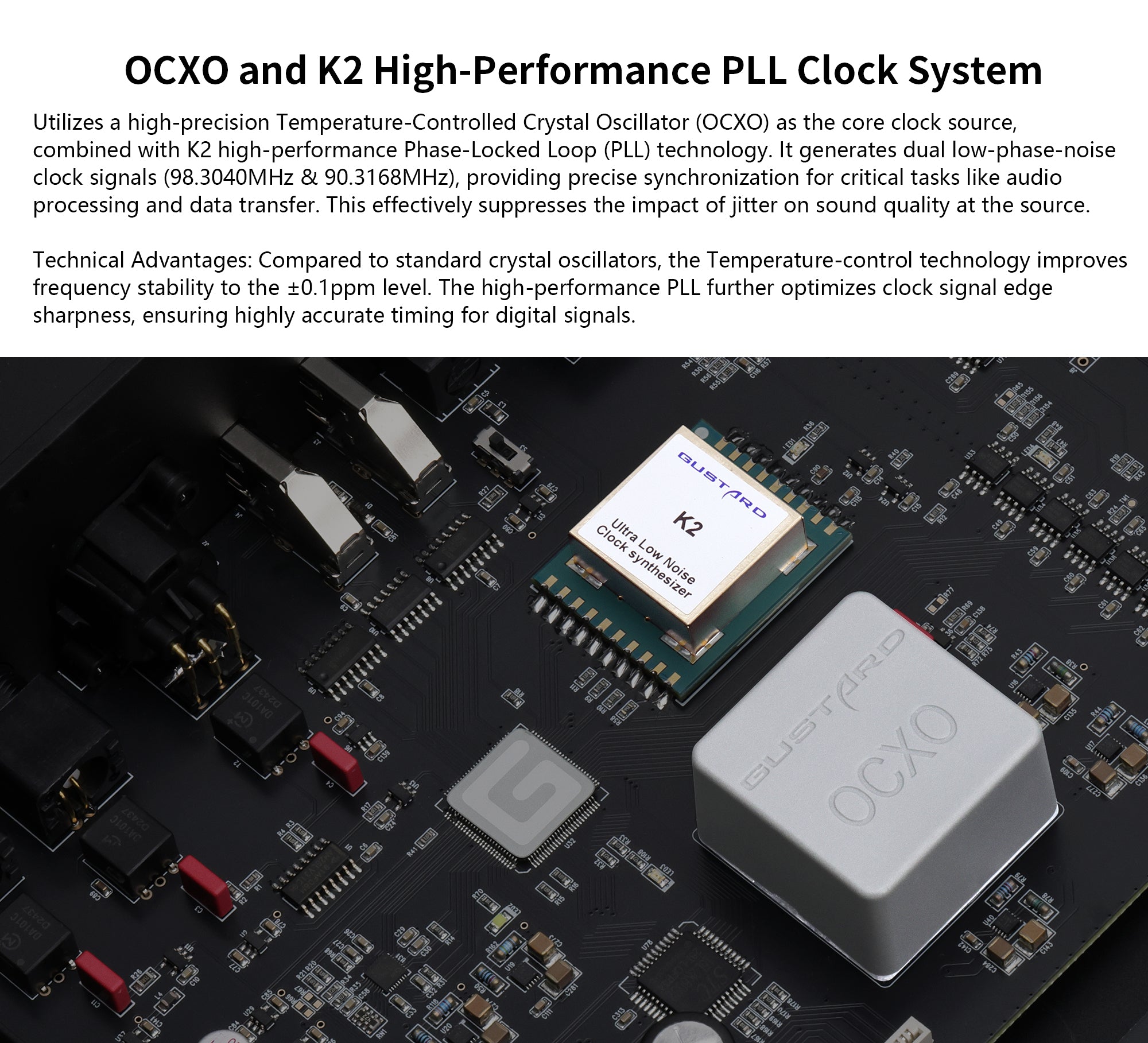 Apos Audio Gustard Digital-to-Digital Converter GUSTARD U26 USB Digital Interface