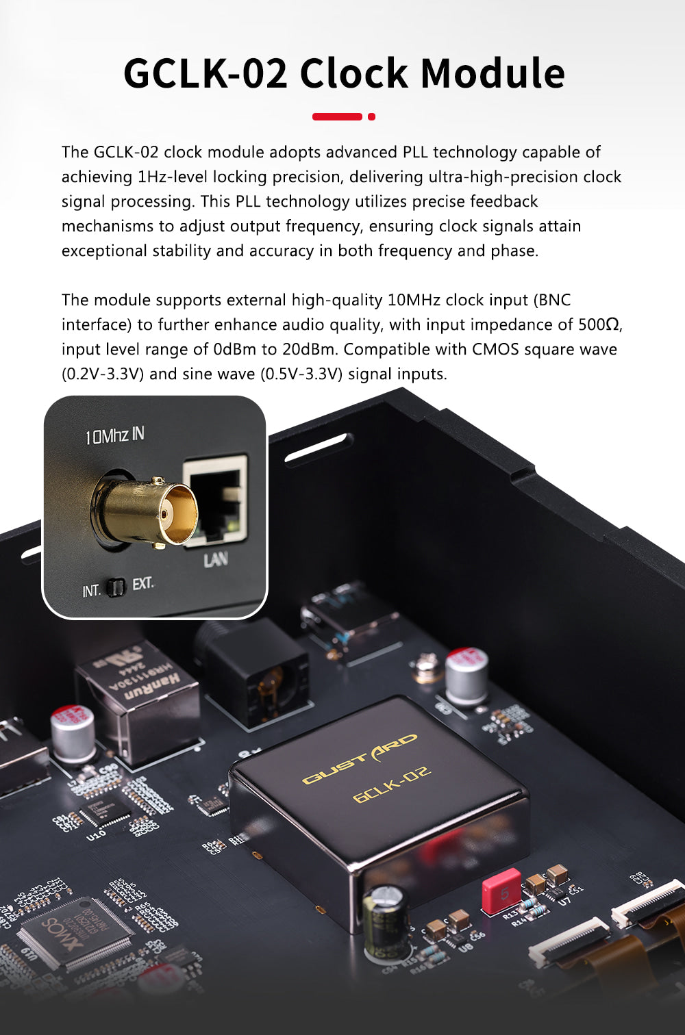 Apos Audio Gustard Streaming Media Player GUSTARD S26 Music Server