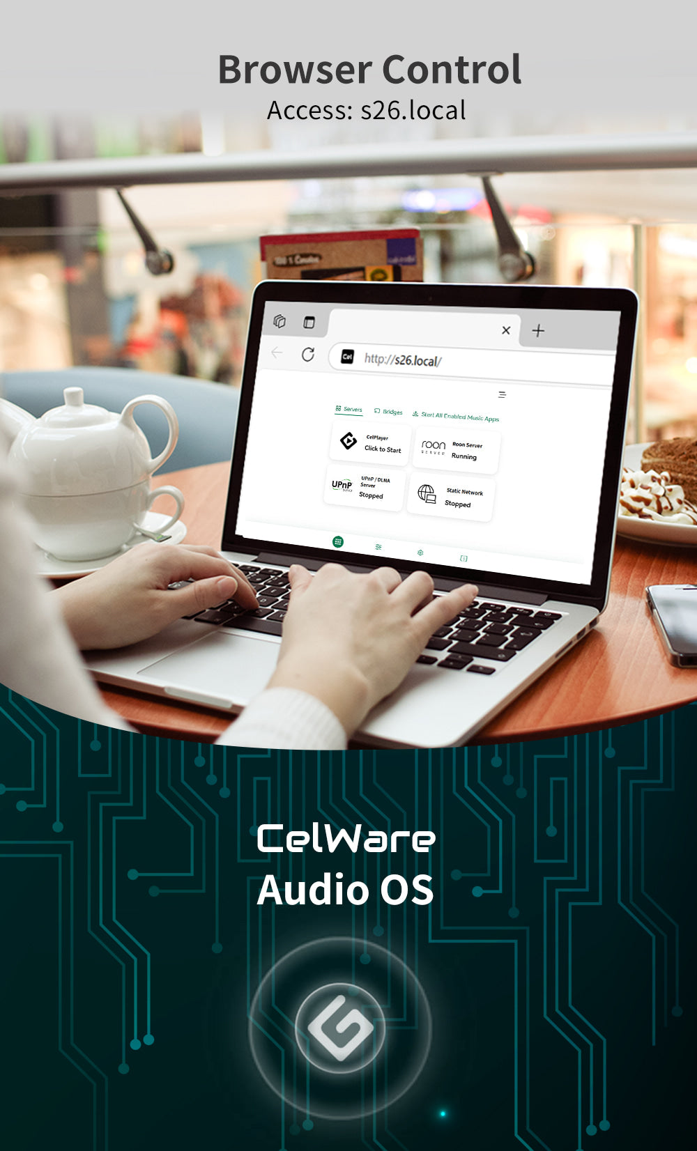 Apos Audio Gustard Streaming Media Player GUSTARD S26 Music Server