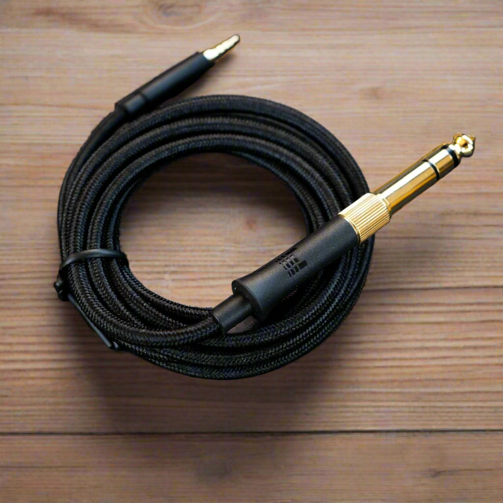 Apos Audio Heavys Cable Premium Silver-Coated AUX Cable (1.8 meters/5.9 feet)