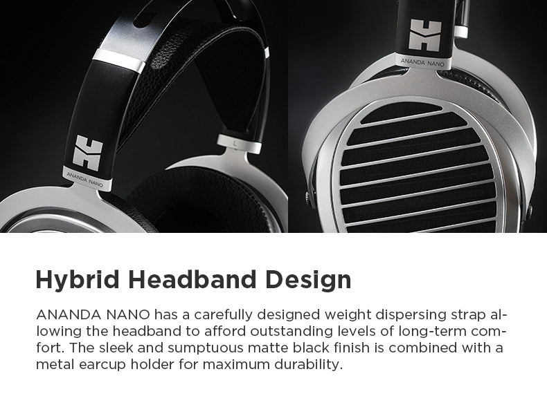 HIFIMAN Ananda Nano Open-Back Over-Ear Planar Magnetic Hi-Fi Headphones  with Stealth Magnets and Nanometer Thickness Diaphragm