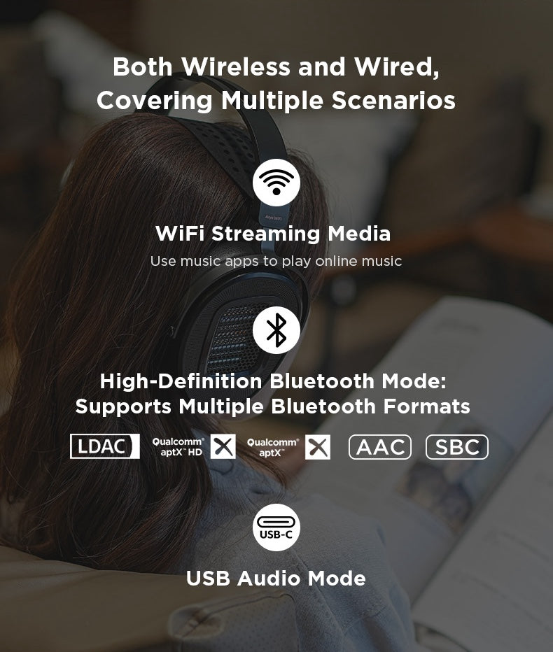 Apos Audio HIFIMAN Headphone HIFIMAN Arya Wifi Planar Magnetic Wireless Headphones