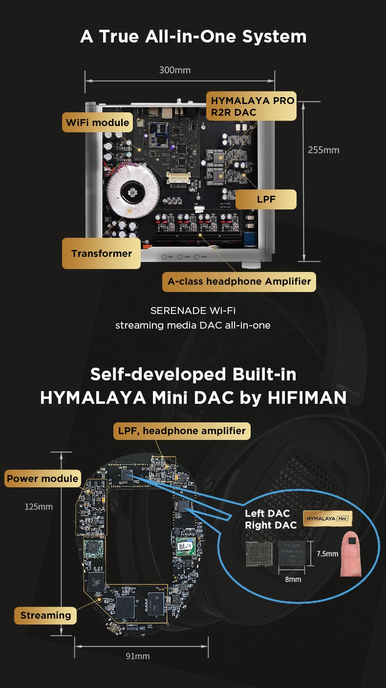 Apos Audio HIFIMAN Headphone HIFIMAN Arya Wifi Planar Magnetic Wireless Headphones