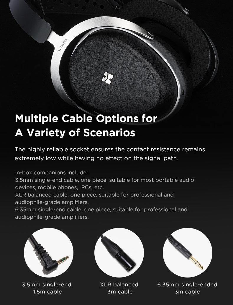 Apos Audio HIFIMAN Headphone HIFIMAN Audivina LE Studio Headphones