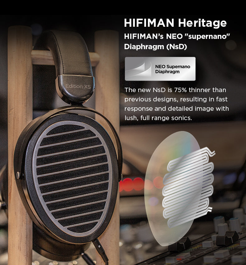 Apos Audio HIFIMAN Headphone HIFIMAN Edition XS Planar Magnetic Headphone (Apos Certified) Edition XS - Like New