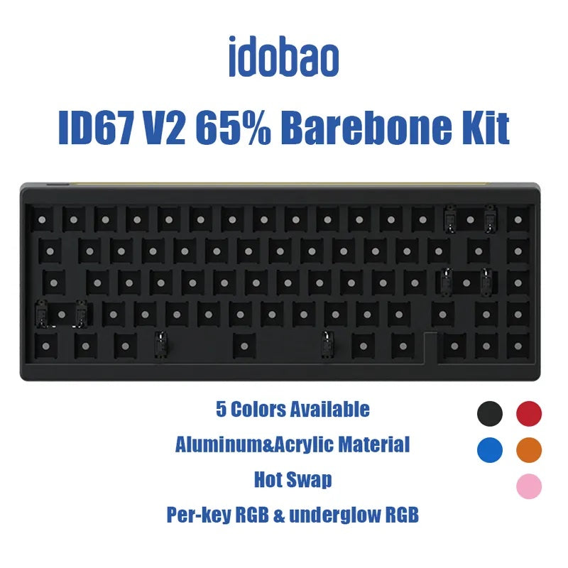 Apos Audio idobao Mechanical Keyboards idobao ID67 V2 65% Barebones Kit