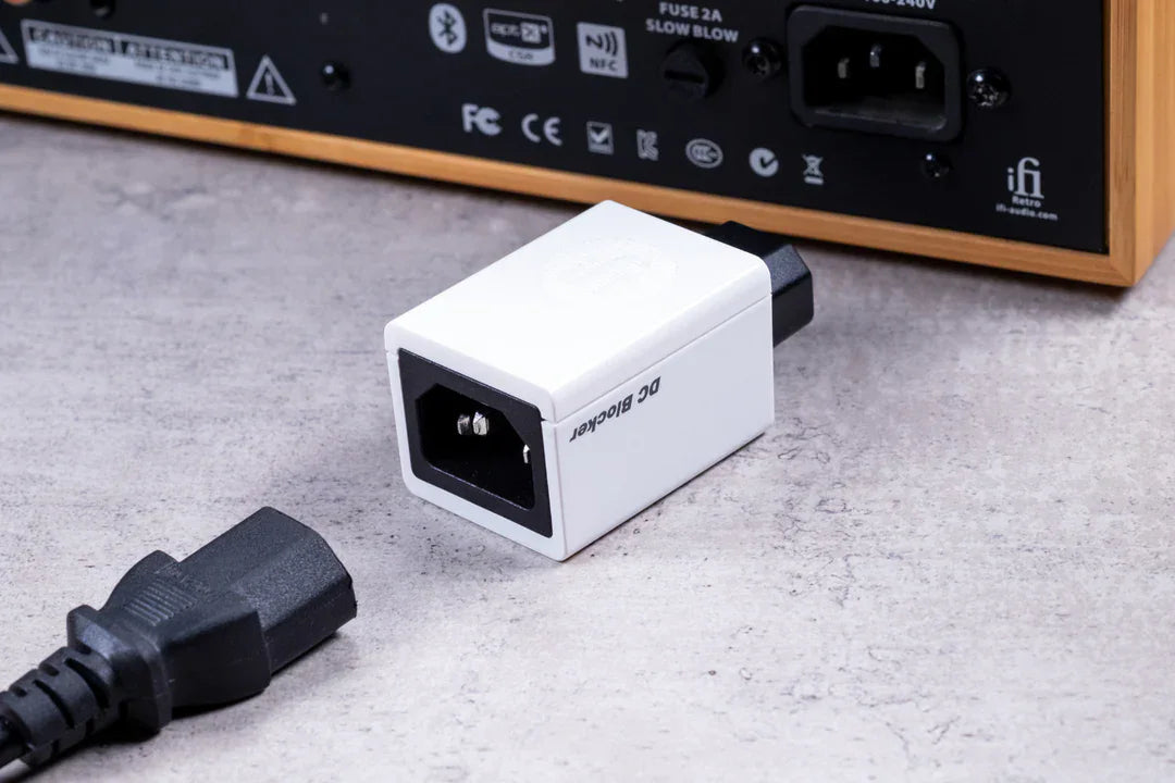 Apos Audio iFi Accessory iFi Audio SilentPower DC Blocker - Blocks Any DC Offset, IEC Connector