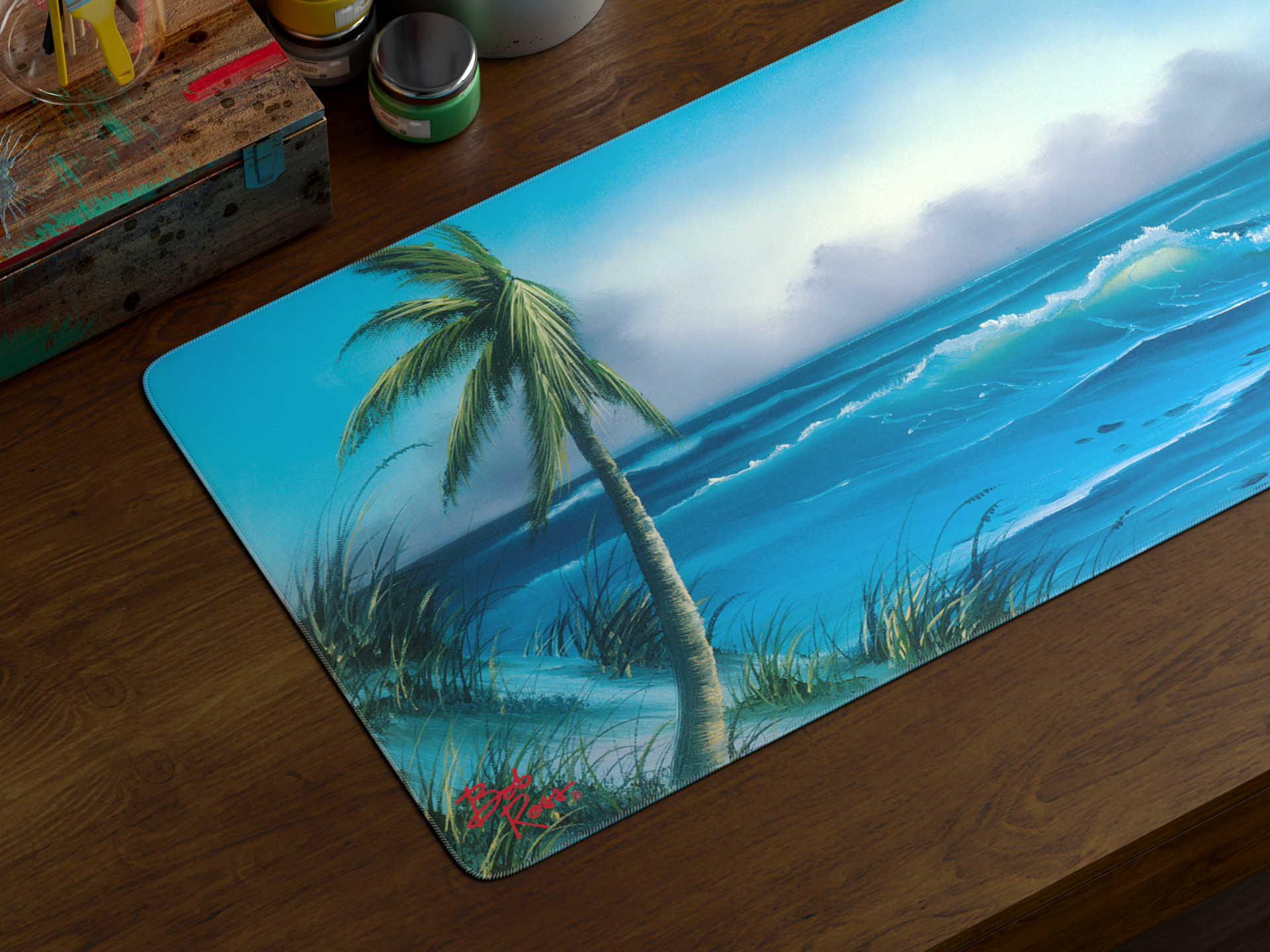 Apos Audio Kono Deskmats Bob Ross Deskmat