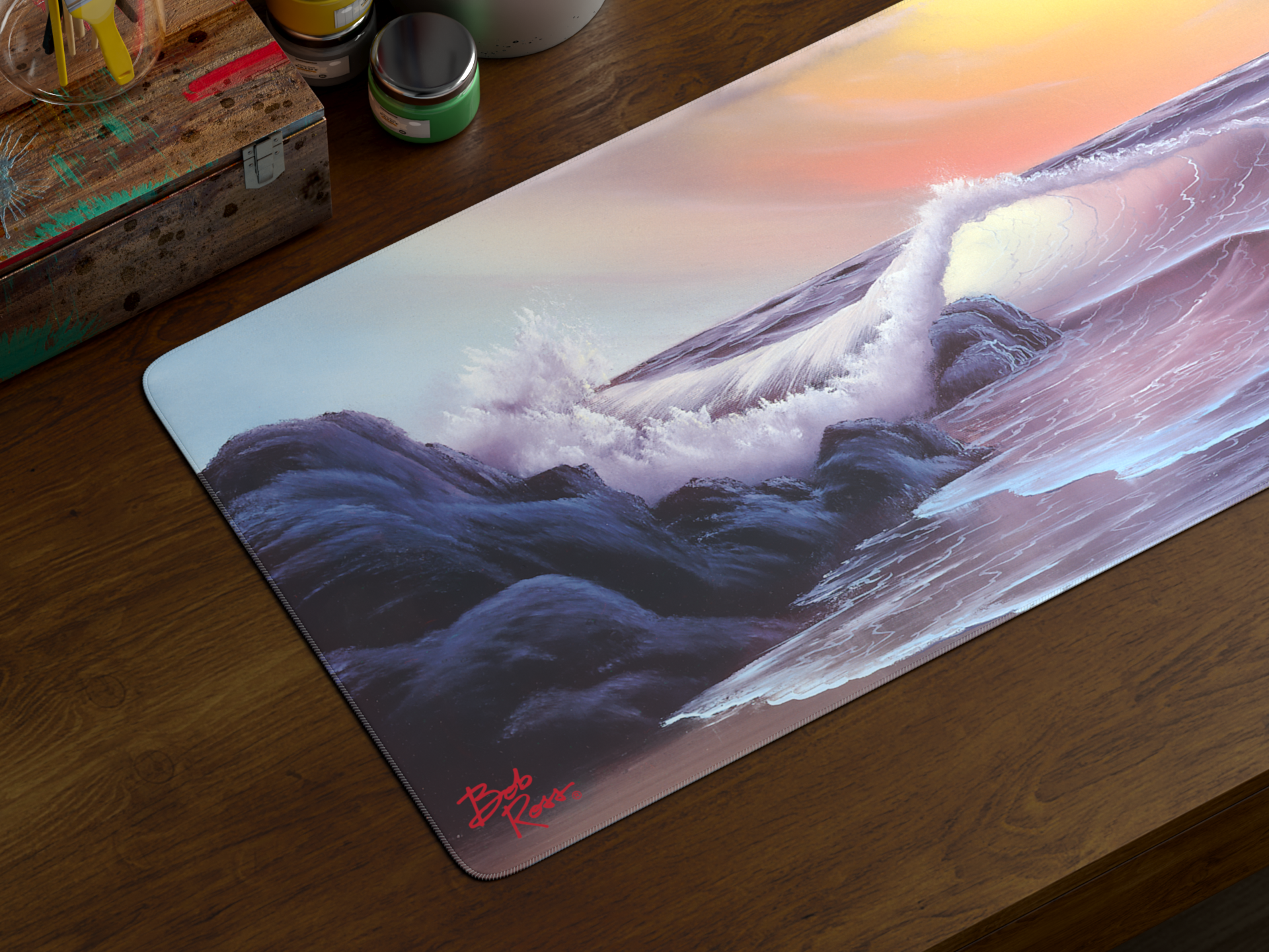 Apos Audio Kono Deskmats Bob Ross Deskmat