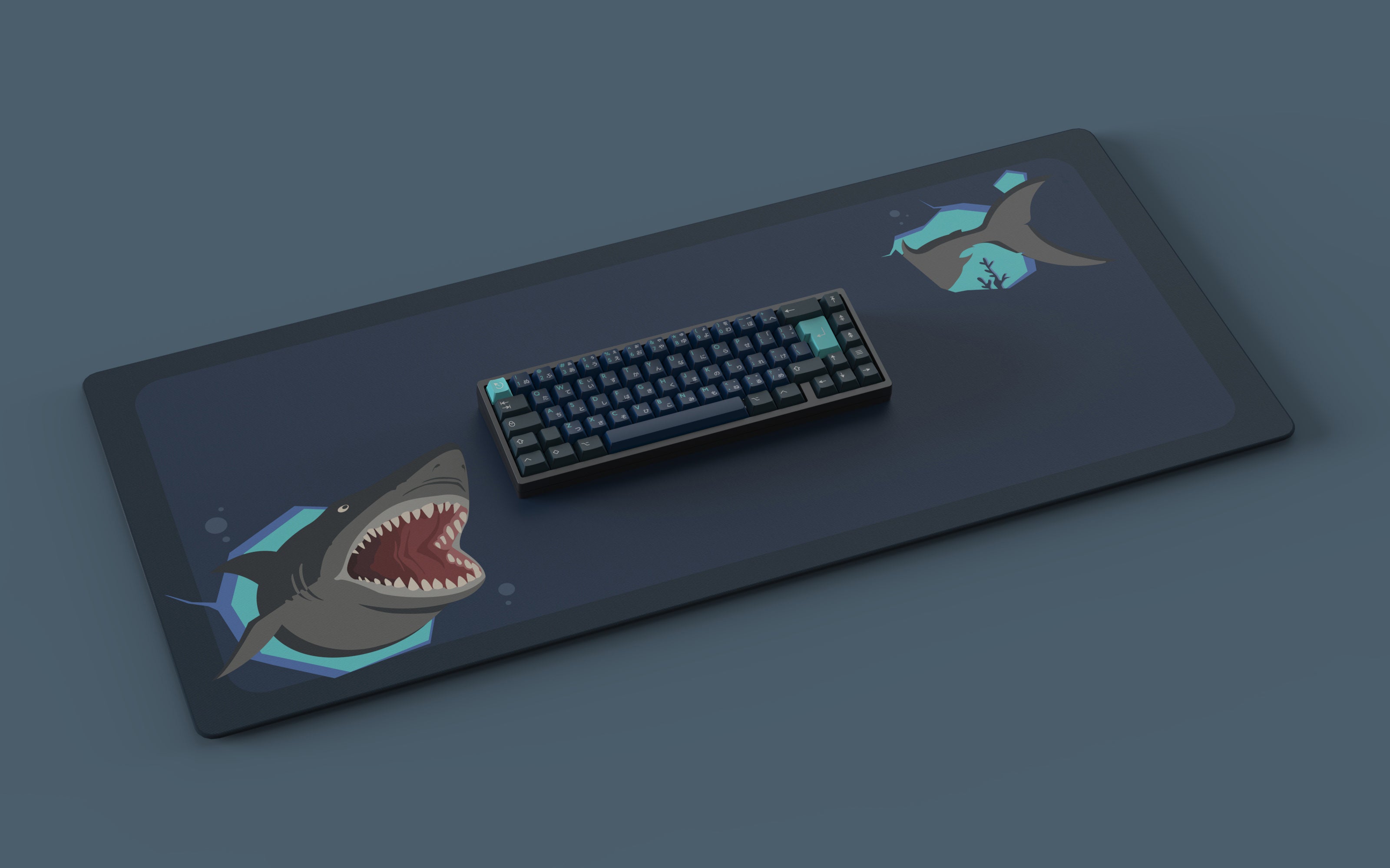 Apos Audio Kono Deskmats Deep Sea Predator Deskmat