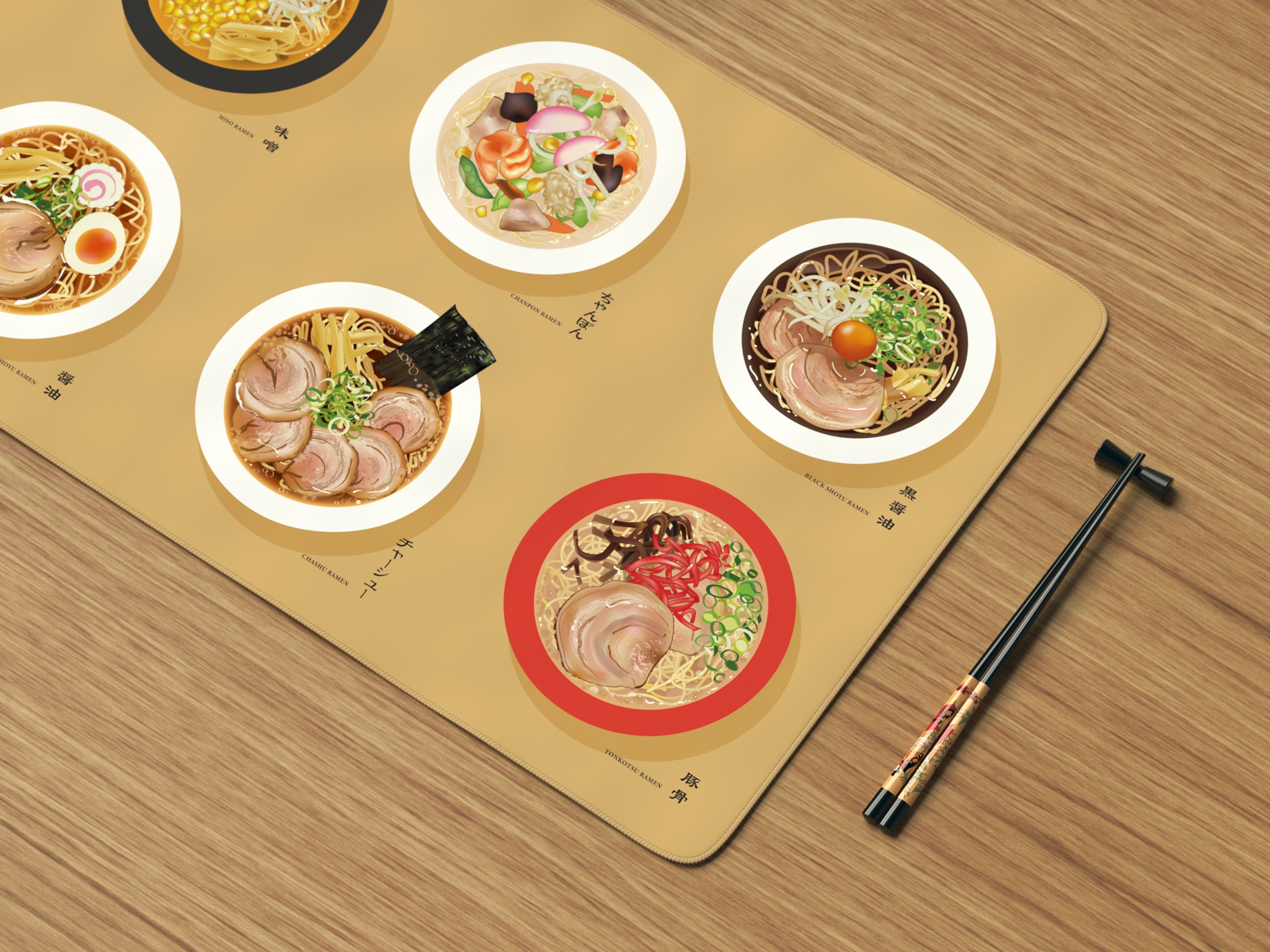 Apos Audio Kono Deskmats Ramen Deskmat