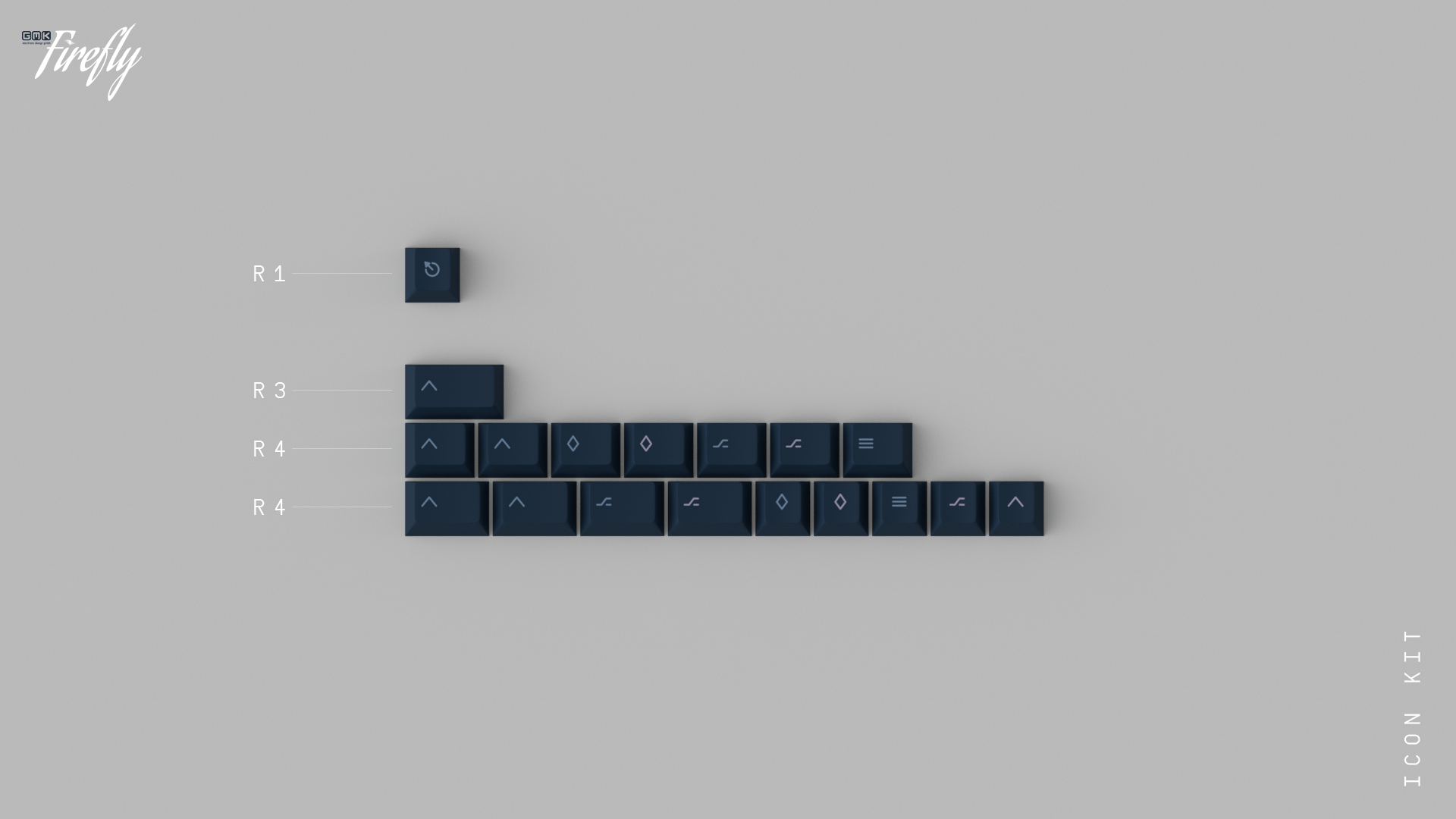 Apos Audio Kono Keycaps GMK Firefly Keycap Set