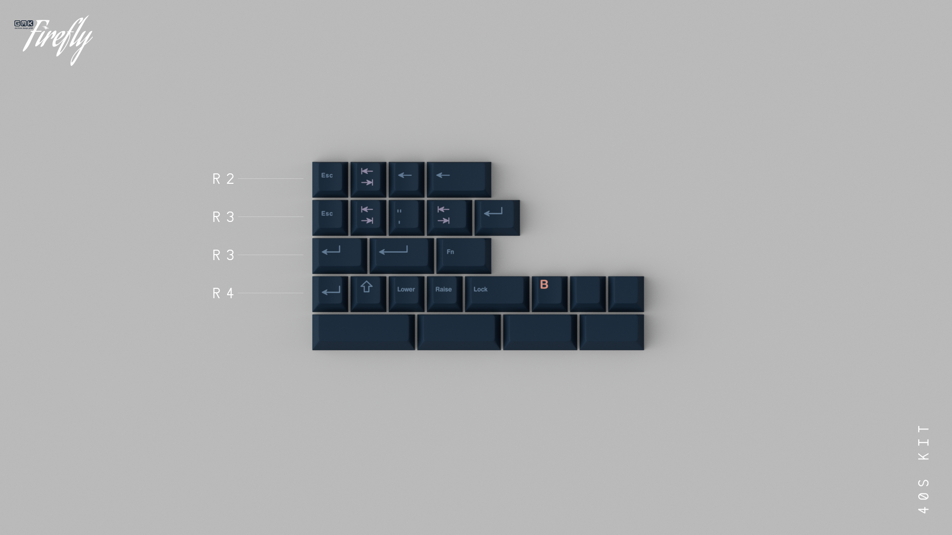 Apos Audio Kono Keycaps GMK Firefly Keycap Set