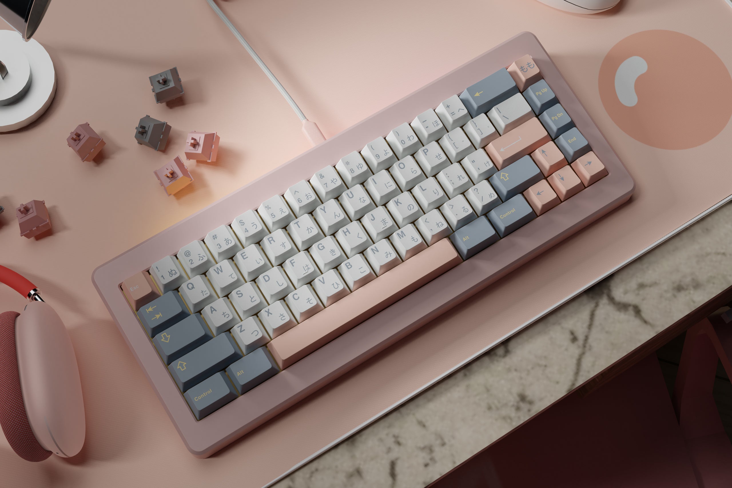 Apos Audio Kono Keycaps GMK Momo Yume Keycap Set