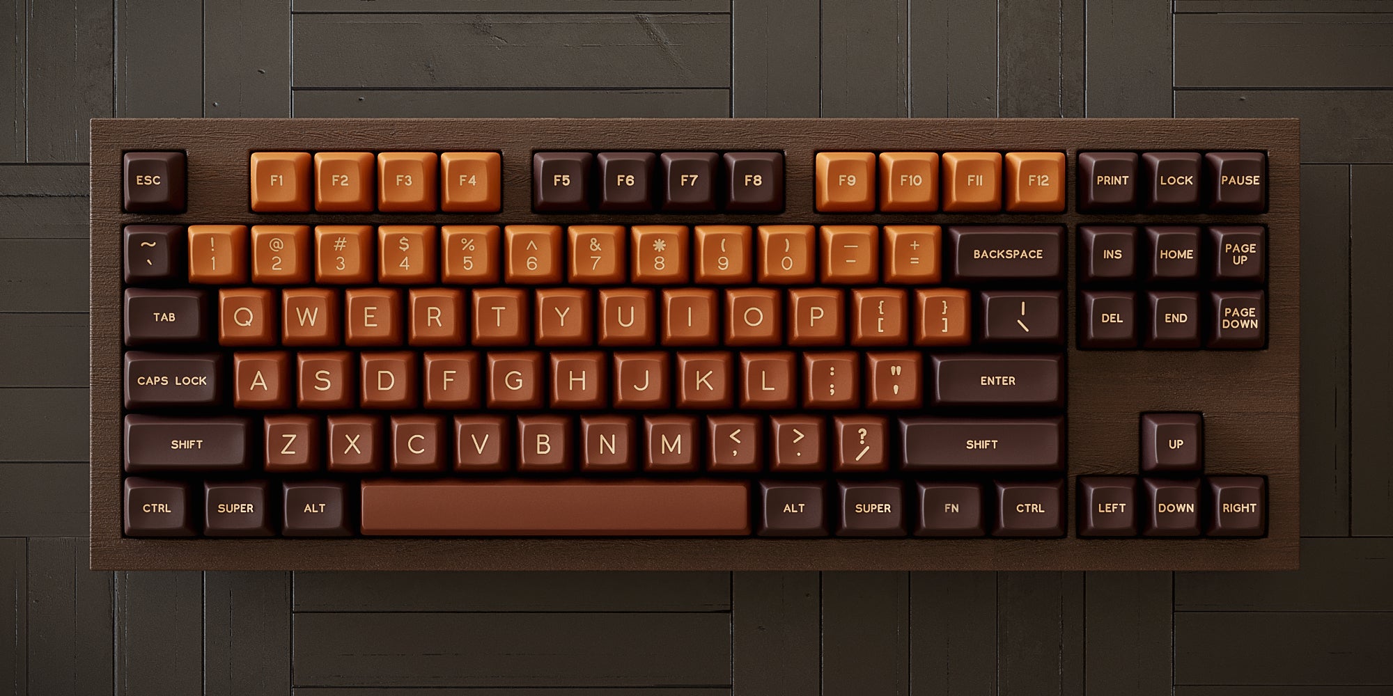 Apos Audio Kono Keycaps SA Espresso Keycap Set