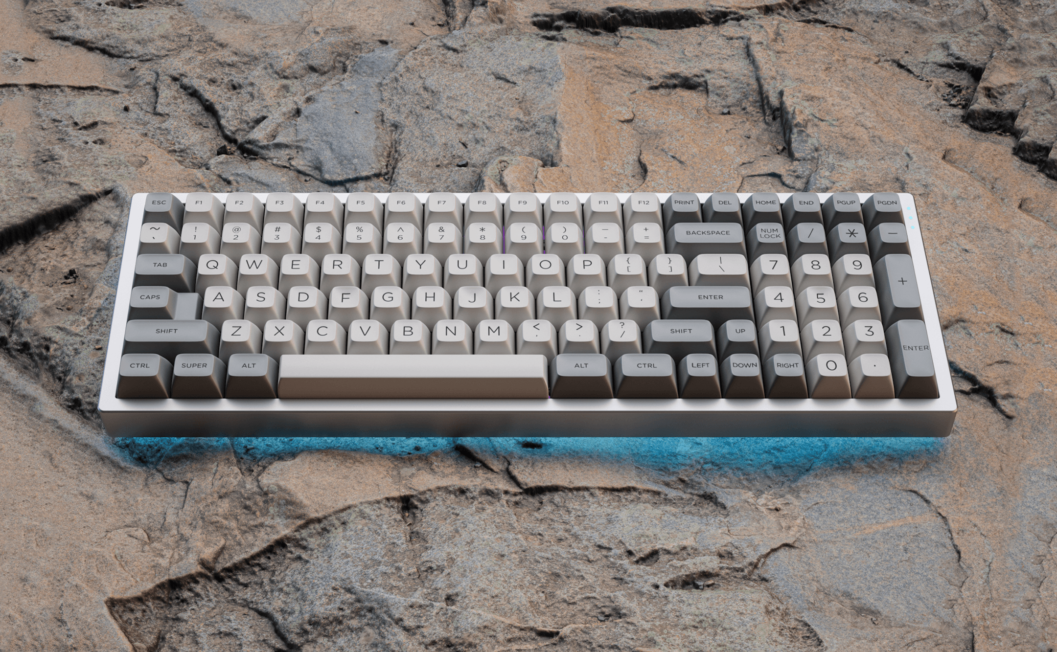 Apos Audio Kono Keycaps SA Granite Keycap Set