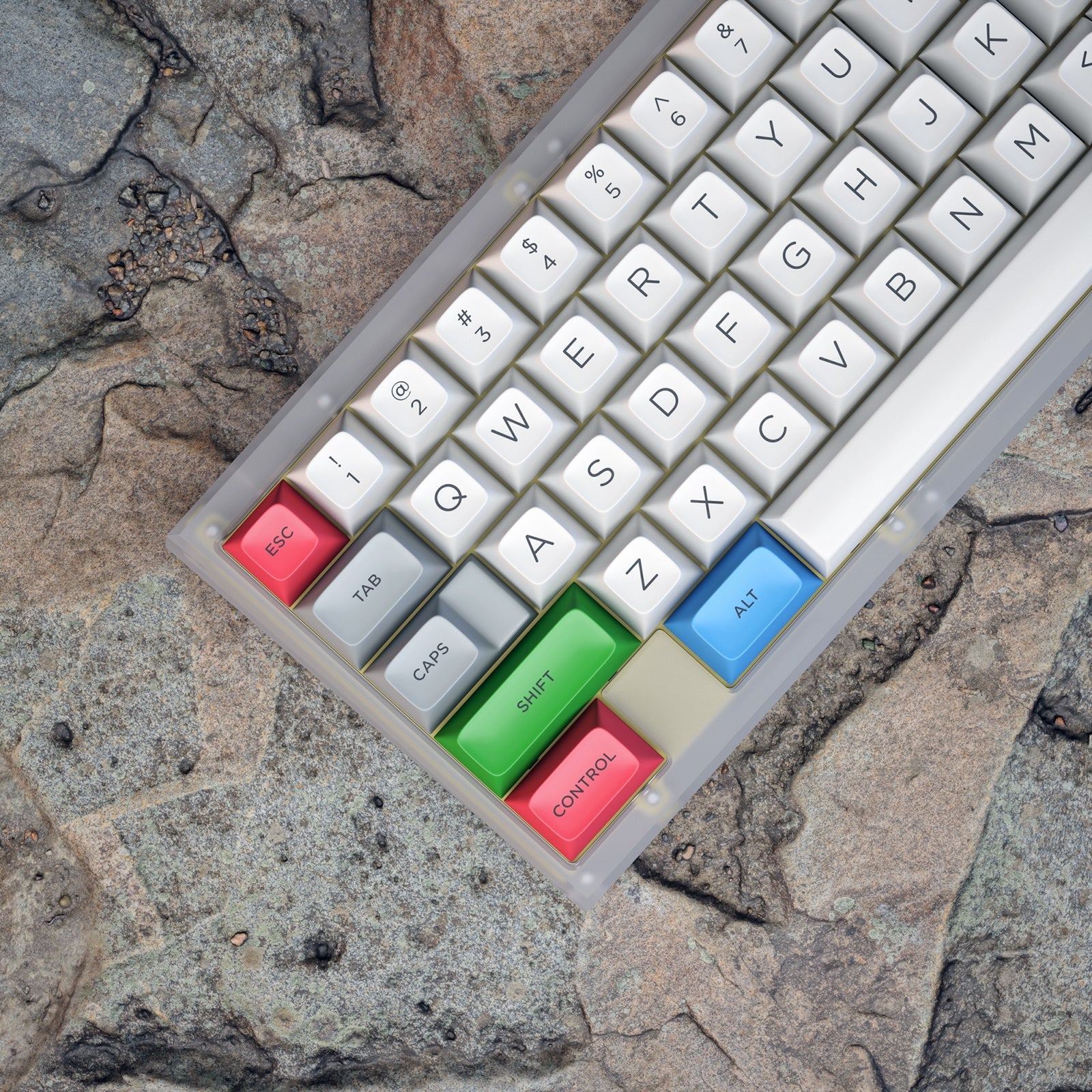 Apos Audio Kono Keycaps SA Granite Keycap Set