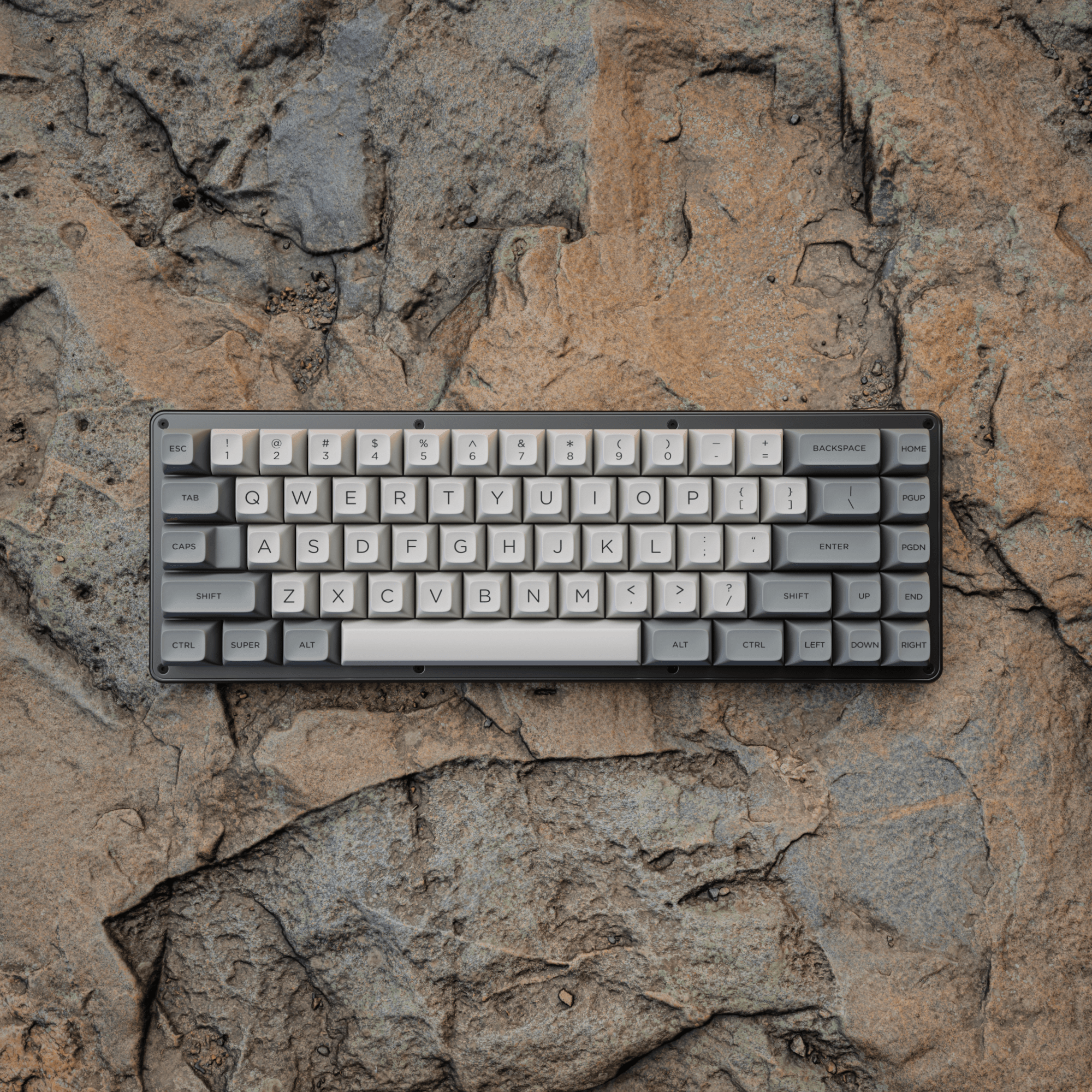 Apos Audio Kono Keycaps SA Granite Keycap Set