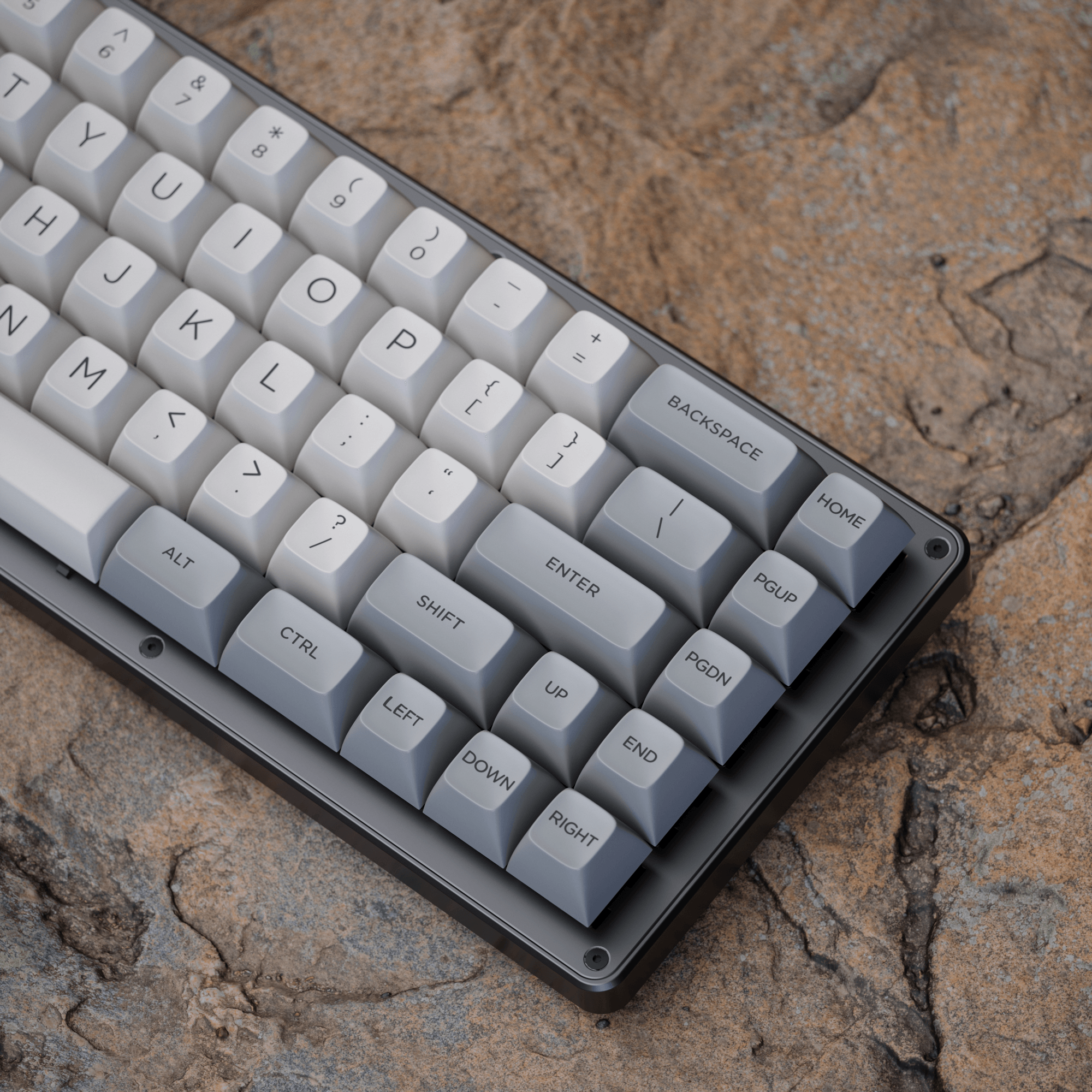 Apos Audio Kono Keycaps SA Granite Keycap Set