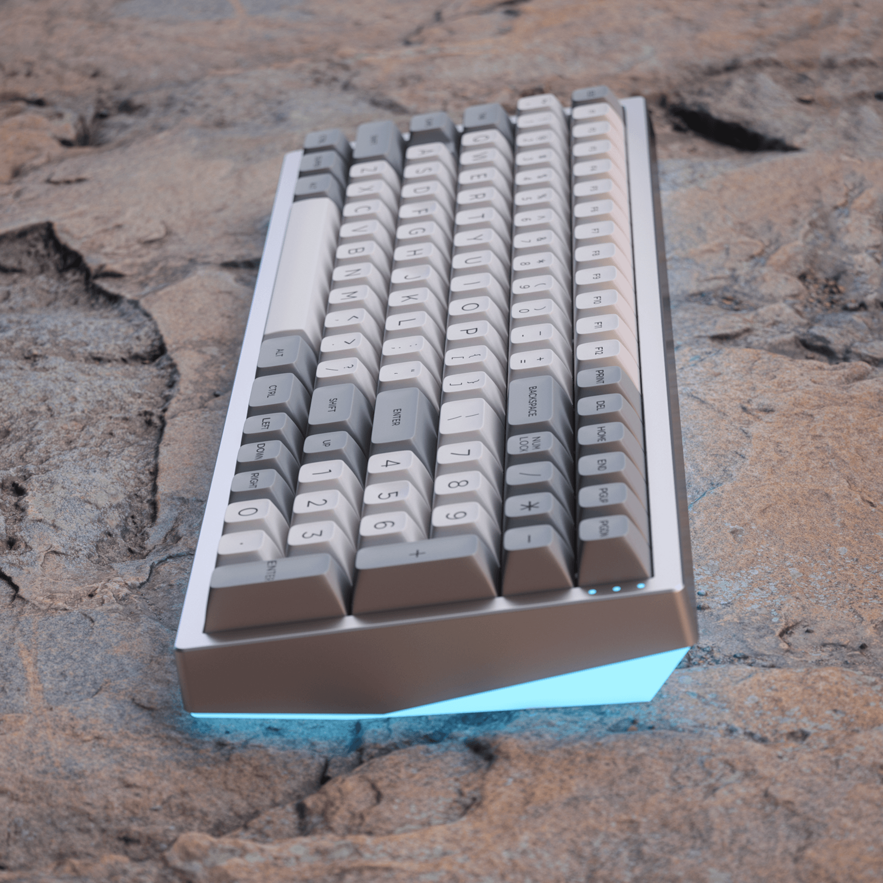 Apos Audio Kono Keycaps SA Granite Keycap Set