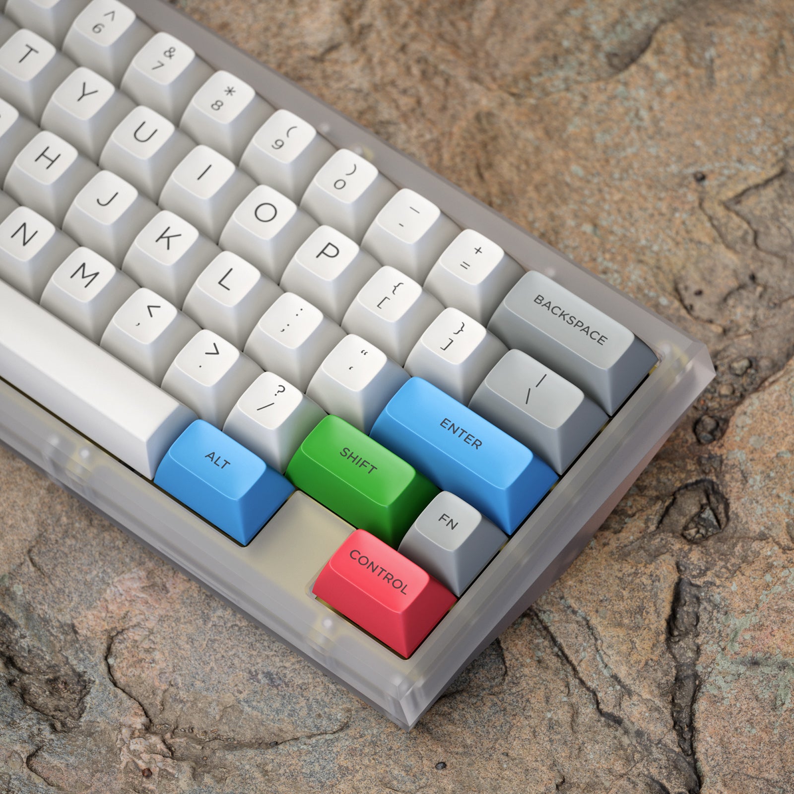 Apos Audio Kono Keycaps SA Granite Keycap Set