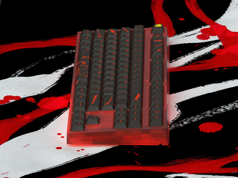 Red Key Ms Keyboards Red And Black Keyboard