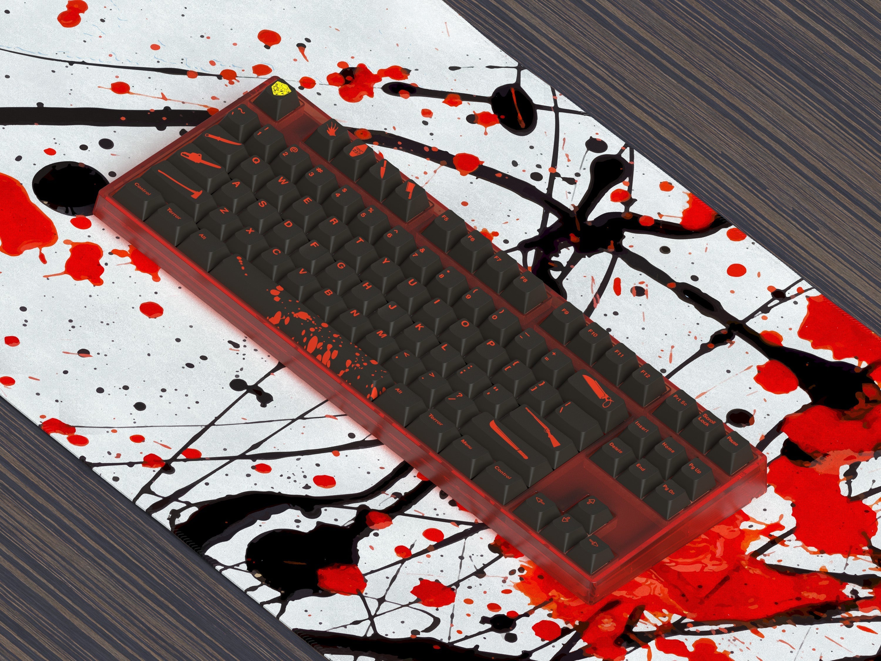 Apos Audio Kono Mechanical Keyboards Splatter TKL Mechanical Keyboard