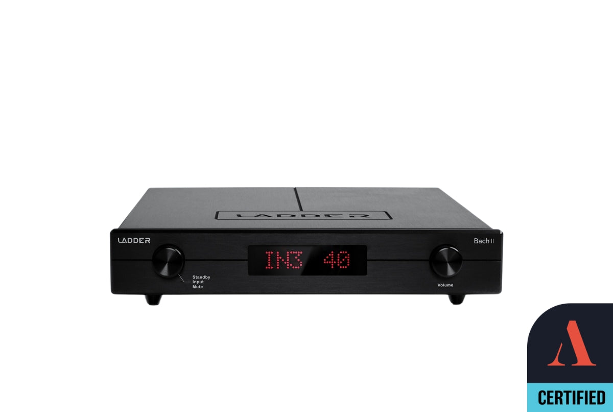 Apos Audio LADDER Headphone Amp LADDER Bach II Audio Preamplifier (Apos Certified) Black / Open Box - Like New