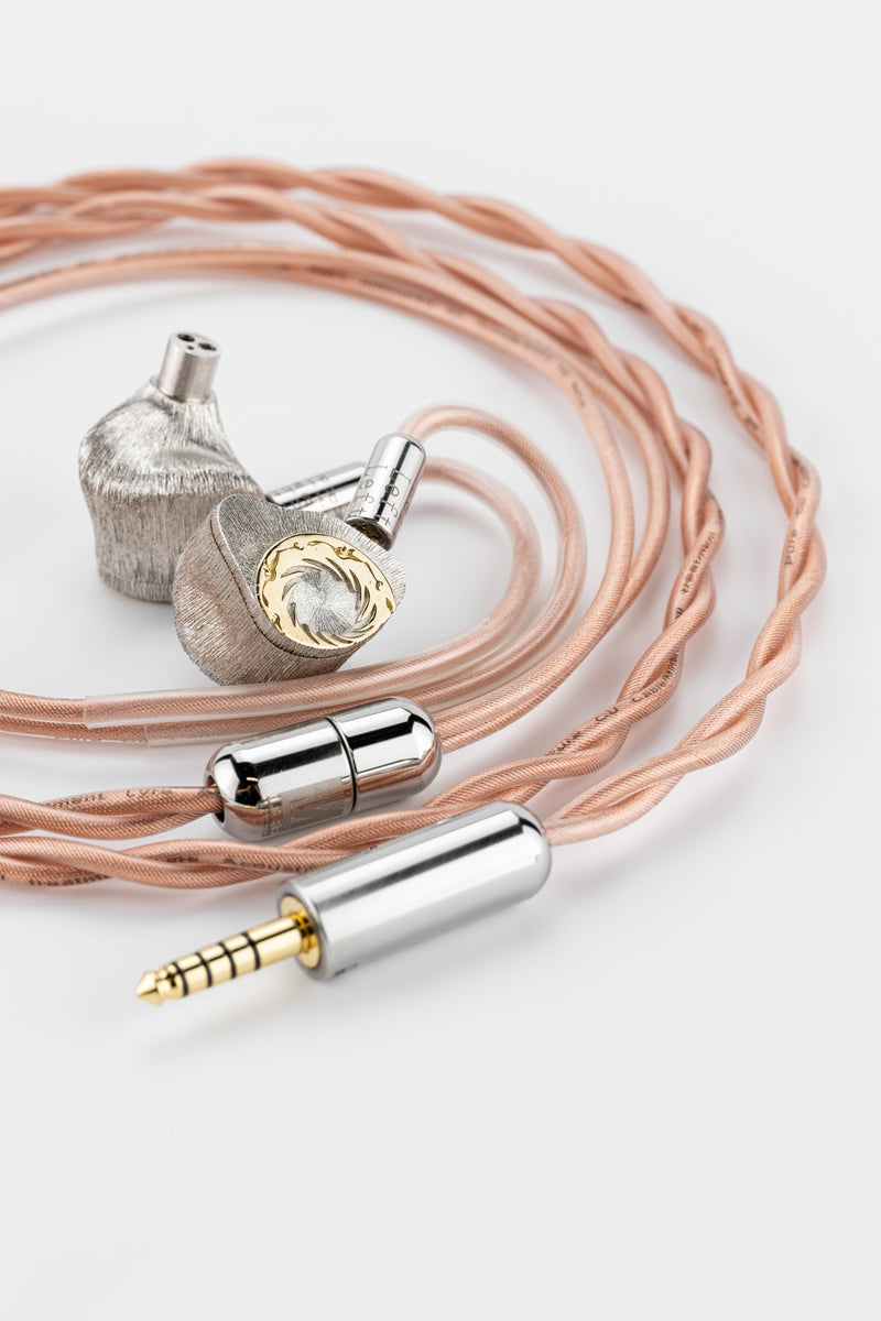 Apos Audio Moondrop Cable Moondrop x LYRE Acoustics Silver Pill Earphone Upgrade Cable