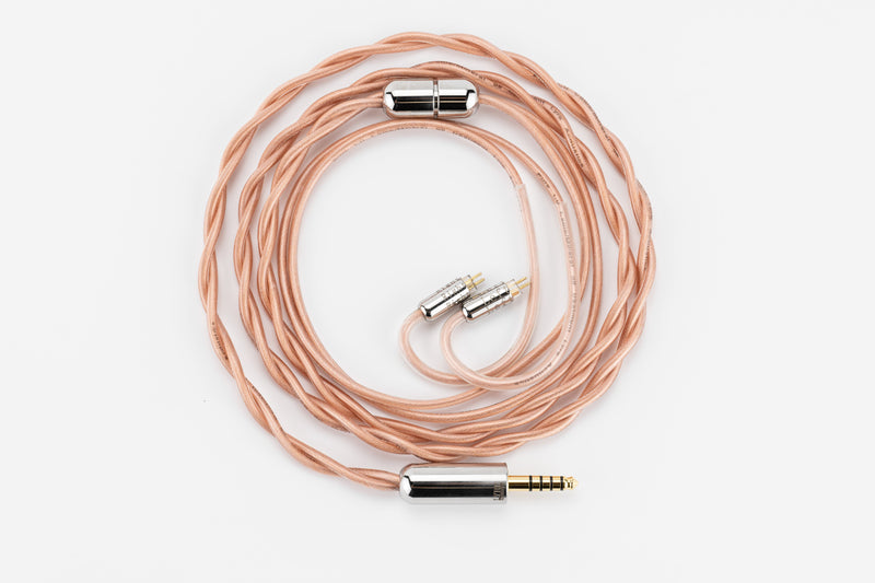 Apos Audio Moondrop Cable Moondrop x LYRE Acoustics Silver Pill Earphone Upgrade Cable