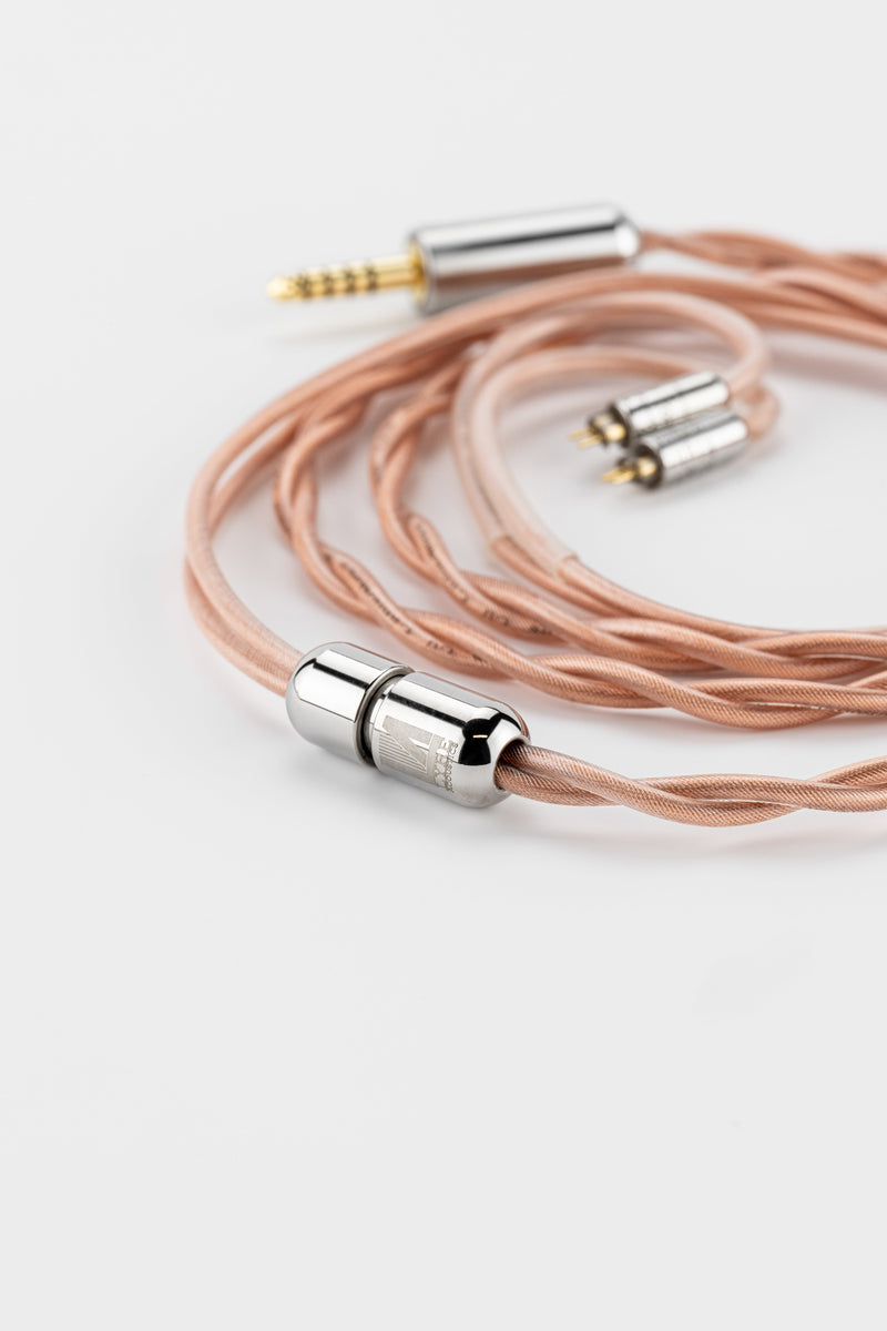 Apos Audio Moondrop Cable Moondrop x LYRE Acoustics Silver Pill Earphone Upgrade Cable