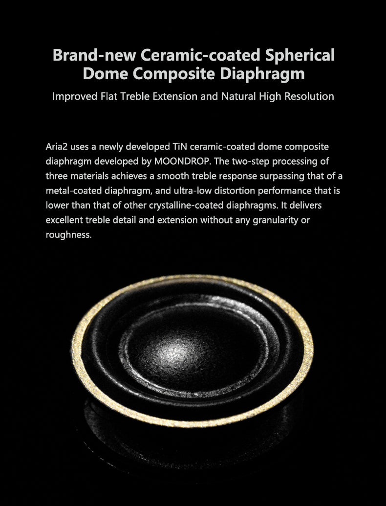 Apos Audio Moondrop Earphone / In-Ear Monitor (IEM) Moondrop Aria 2 IEMs