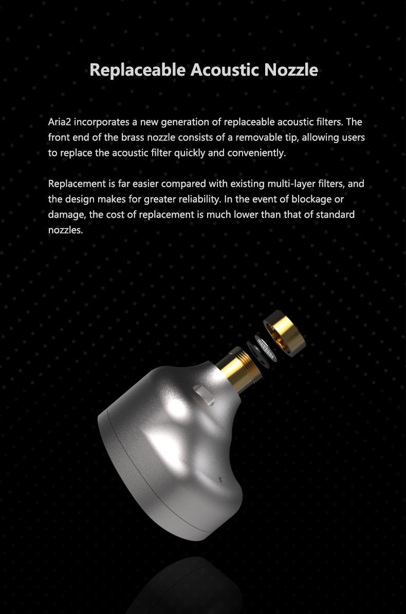 Apos Audio Moondrop Earphone / In-Ear Monitor (IEM) Moondrop Aria 2 IEMs (Apos Certified Refurbished)