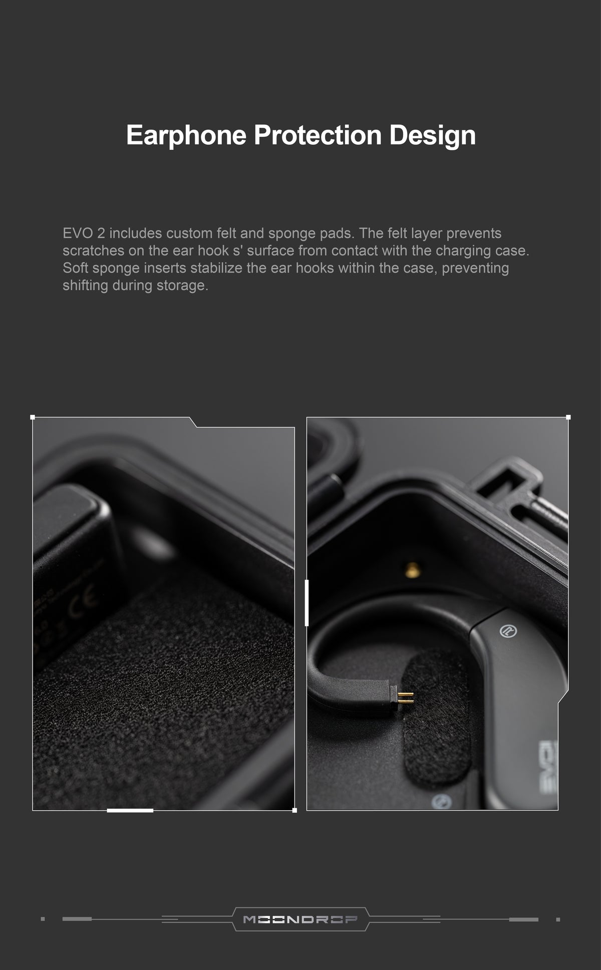 Apos Audio Moondrop Earphone / In-Ear Monitor (IEM) Moondrop EVO 2 True Wireless Ear-Hook DAC/amp