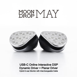 Apos Audio Moondrop Earphone / In-Ear Monitor (IEM) Moondrop May Dynamic Driver + Planar Magnetic Driver IEM (In-Ear Monitor)