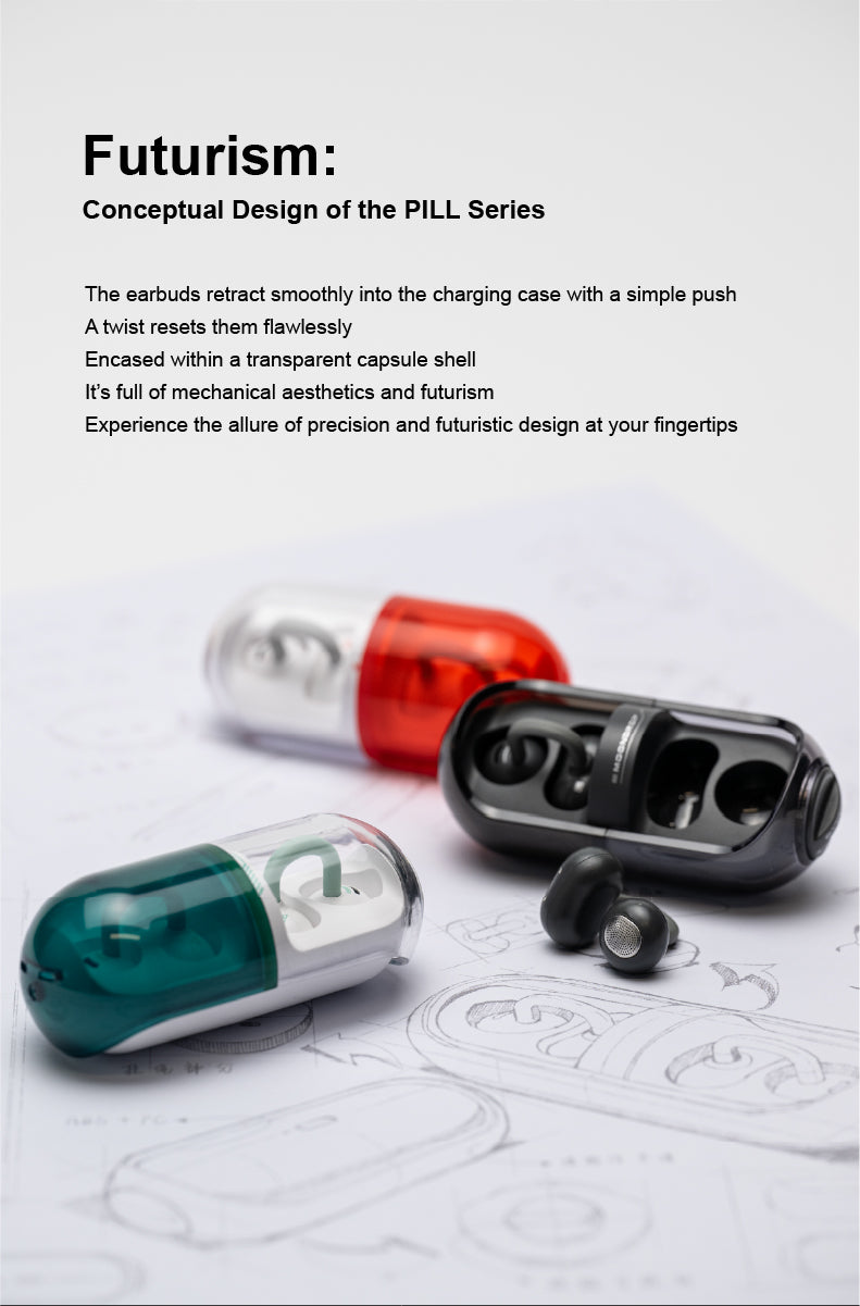 Apos Audio Moondrop Earphone / In-Ear Monitor (IEM) Moondrop Pill AI ENC HIFI Earbuds