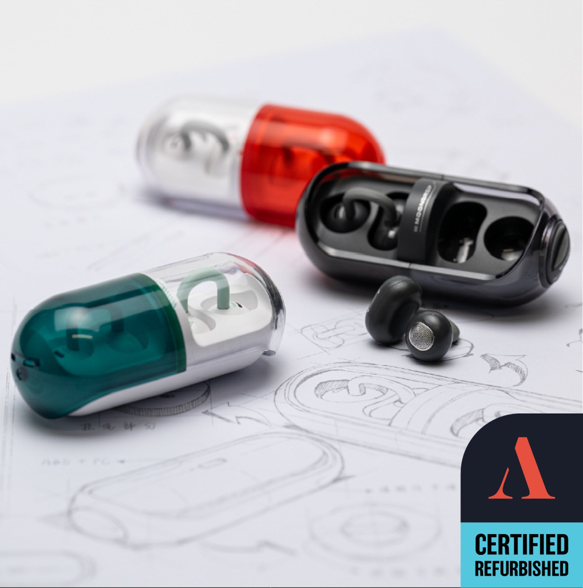 Apos Audio Moondrop Earphone / In-Ear Monitor (IEM) Moondrop Pill AI ENC HIFI Earbuds (Apos Certified Refurbished)