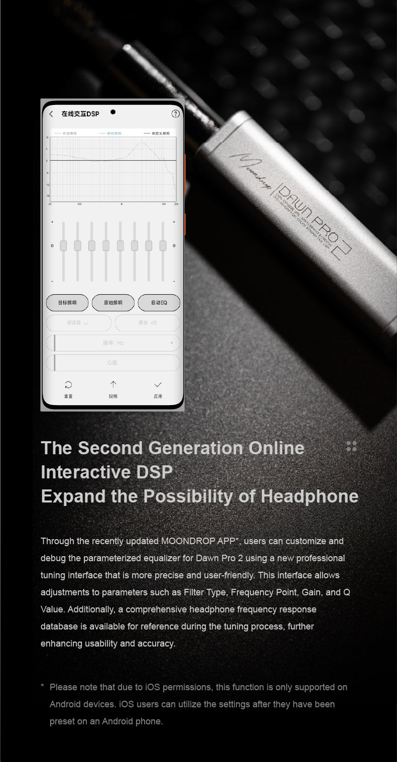 Apos Audio Moondrop Headphone DAC/Amp Moondrop Dawn Pro 2 Dual Portable DAC/Amp