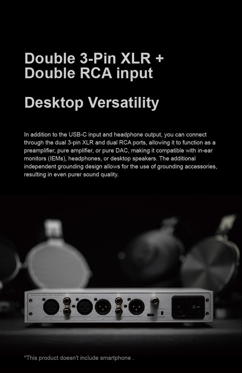Apos Audio Moondrop Headphone DAC/Amp Moondrop DHA15 all-in-one DAC/AMP