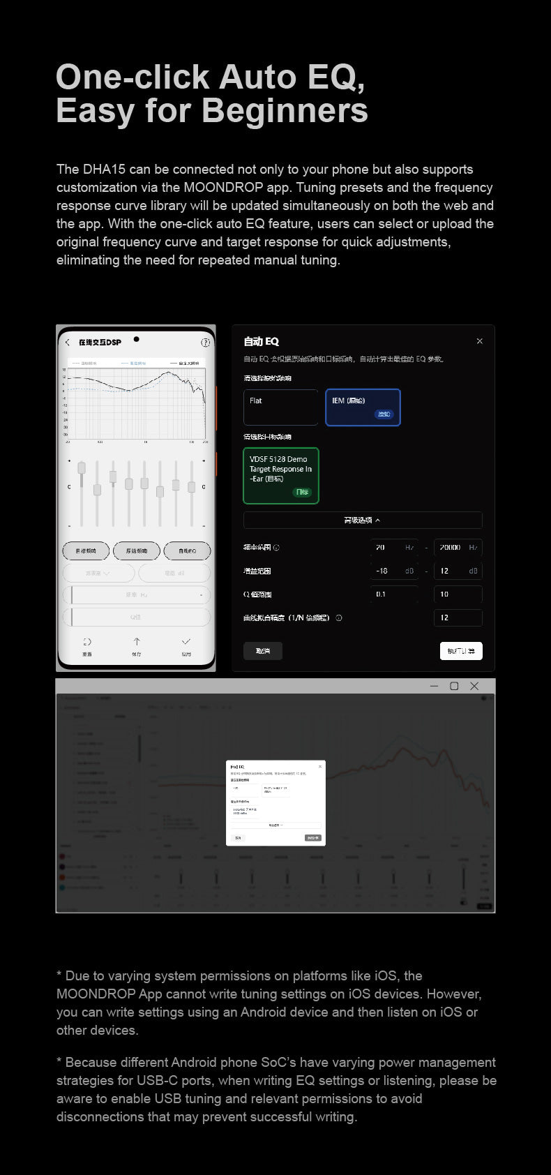Apos Audio Moondrop Headphone DAC/Amp Moondrop DHA15 all-in-one DAC/AMP