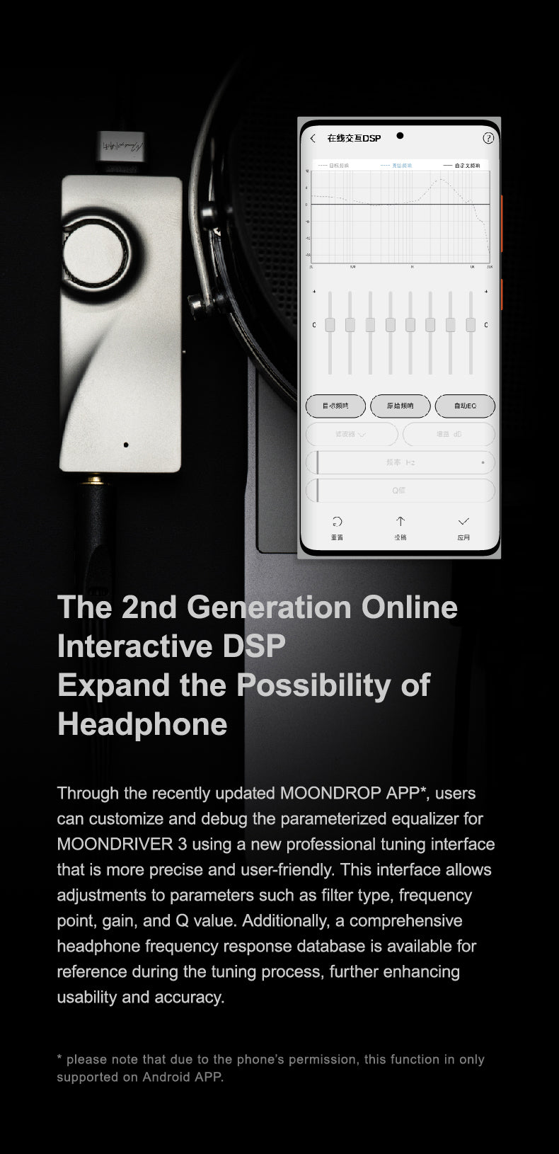 Apos Audio Moondrop Headphone DAC/Amp Moondrop Moonriver 3 Flagship Mini Portable DAC/Amp