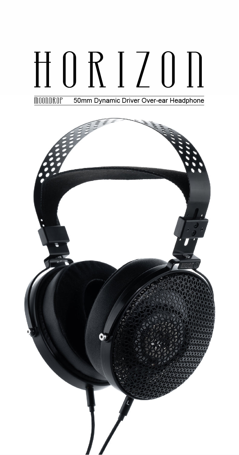 Apos Audio Moondrop Headphone Moondrop Horizon 50mm Dynamic Driver Open-Back Headphones